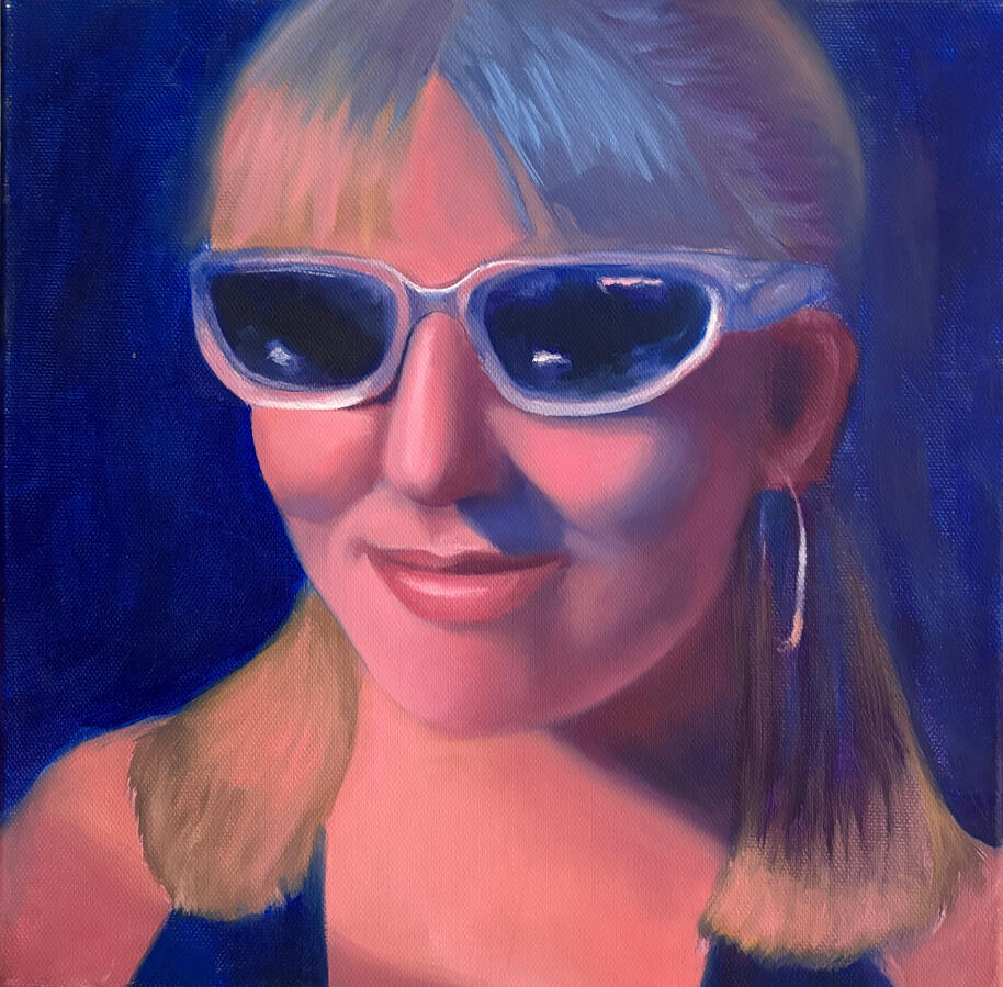 Marg with Glasses